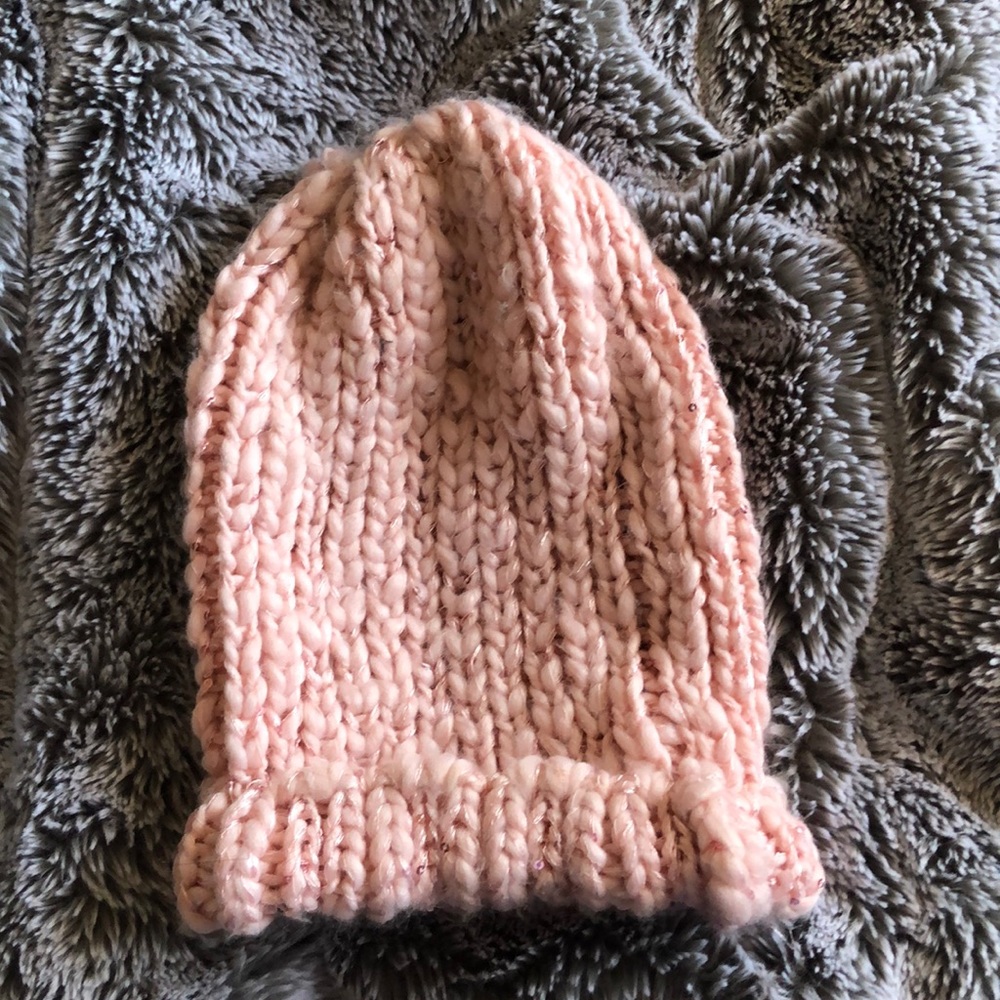 Baby pink beanie